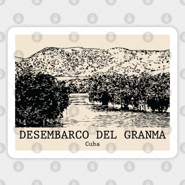 Desembarco del Granma National Park - Cuba Magnet by Lakeric
